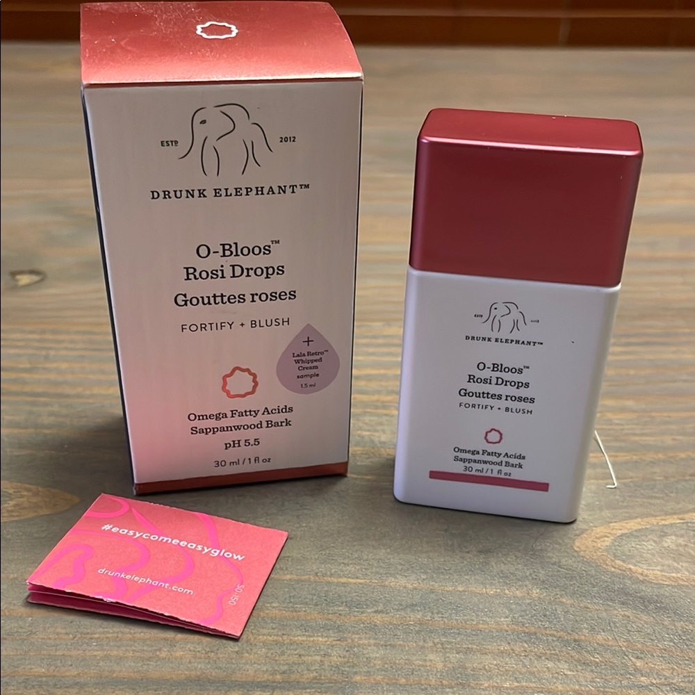 Drunk Elephant O-Bloos Rosi Drops - NIB! - Picture 2 of 2